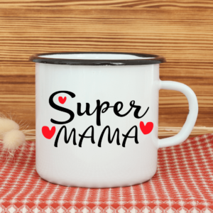 Hrnček plechový – Super mama