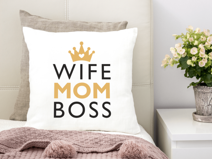 Vankúš - Wife Mom Boss